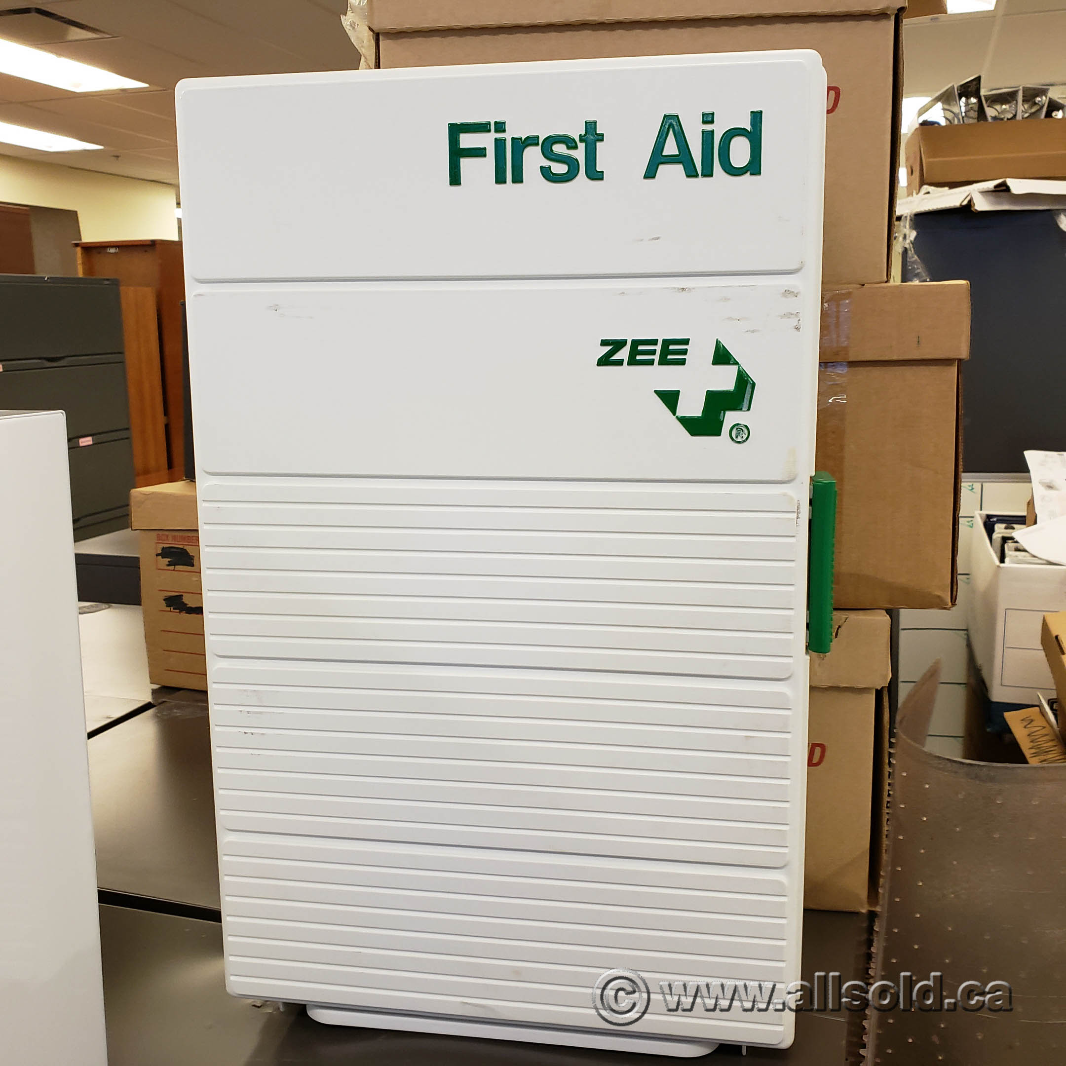 Zee Tall First Aid w/ 4 Shelves and Door Storage Allsold.ca